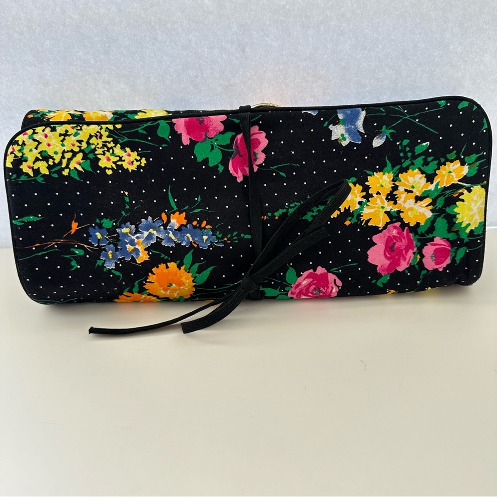 TED LAPIDUS Floral Jewelry / Toiletry / Travel Hanging Organizer